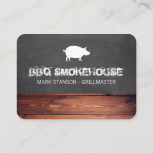 BBQ Restaurant / Pig Business Card