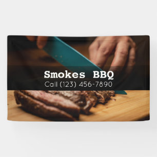 BBQ Restaurant Smoked Grilled Business Banner