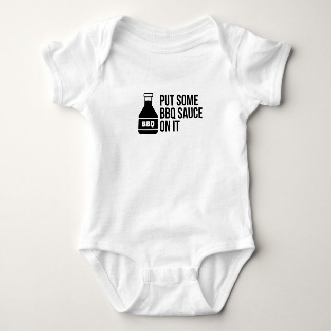 BBQ SAUCE BABY BODYSUIT (Front)