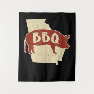 Bbq sauce barbecue chef meat cook gift tapestry