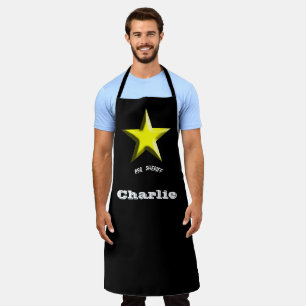 BBQ Sheriff Personalised Sheriff's Badge Apron
