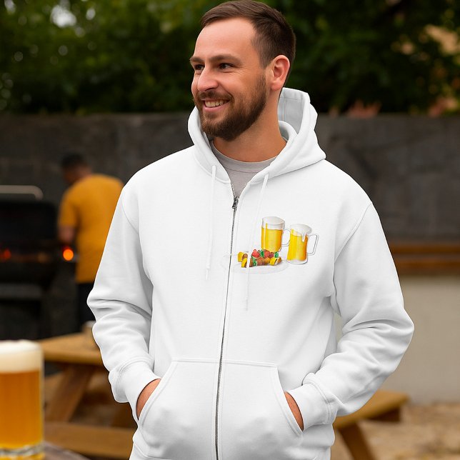 BBQ Skewers and Beer Summer Cookout Hoodie (Creator Uploaded)