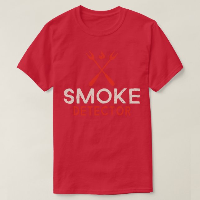BBQ Smoke Detector T-Shirt (Design Front)