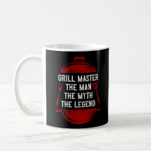BBQ Smoker Grill Master The Man The Myth The Coffee Mug