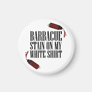 BBQ Stain on my White Magnet