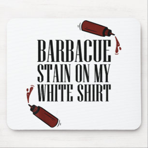 BBQ Stain on my White Mouse Pad