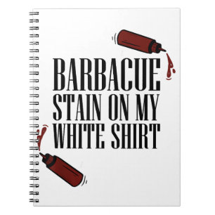 BBQ Stain on my White Notebook