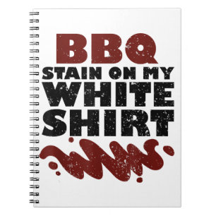 BBQ Stain on my White Notebook