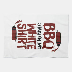 BBQ Stain on my White Premium Tea Towel