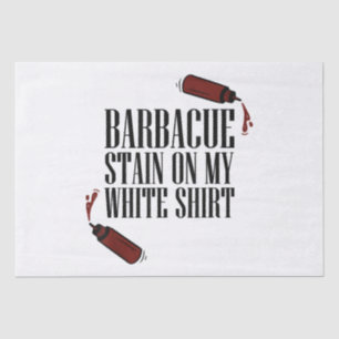 BBQ Stain on my White Tissue Paper