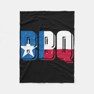 Bbq Texas 1 Fleece Blanket