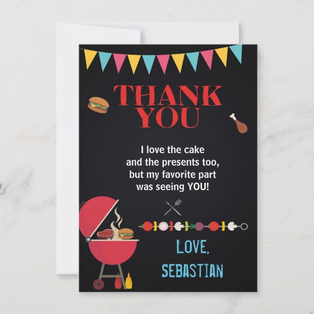 BBQ THANK YOU CARD (Front)
