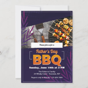 BBQ Time Invitation