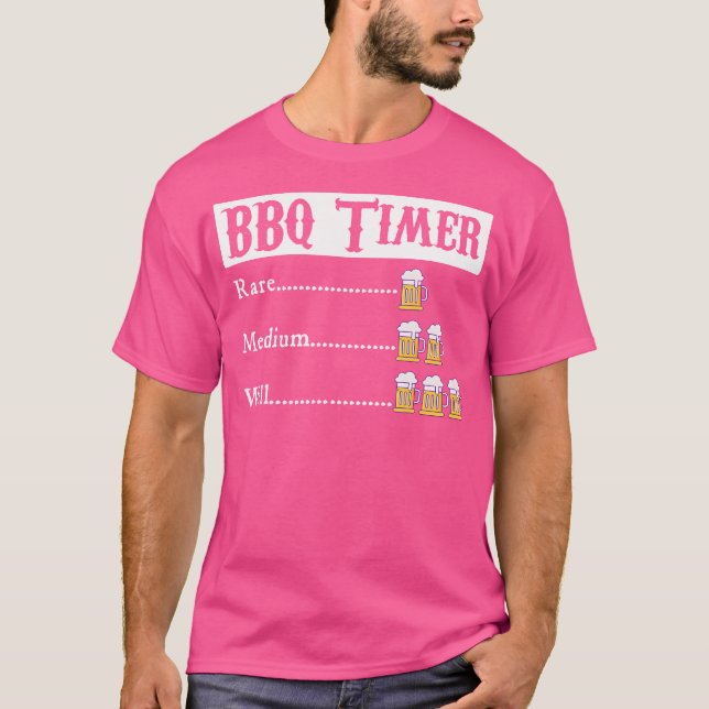 Bbq Timer Barbecue T-Shirt (Front)