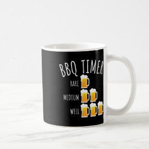 Bbq Timer Beer Drinking Funny Grilling Coffee Mug