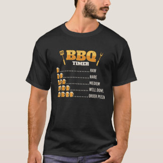 Bbq timer beer drinking grilling grill barbeque me T-Shirt