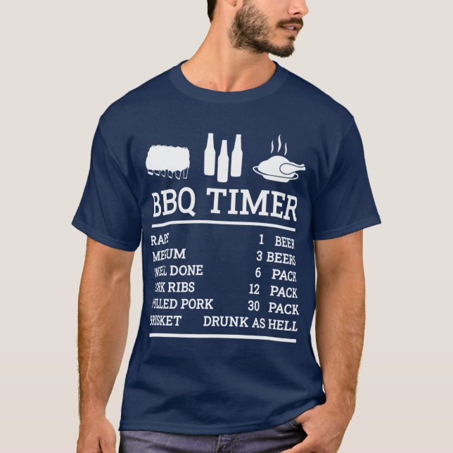 BBQimer girl funny T-Shirt (Front)