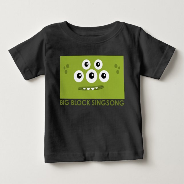 BBSS La Tee Dah Green Baby T-Shirt (Front)