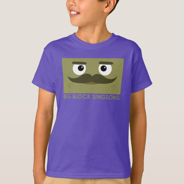 BBSS Moustachios #1 Kids' T-Shirt (Front)