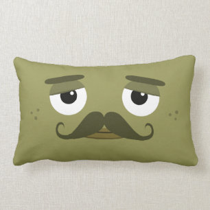 BBSS Moustachios #2 Pillow (21"x13")