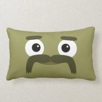 BBSS Moustachios #3 Pillow (21"x13")