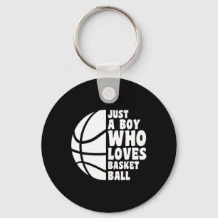 Bbyll A Boy Who Loves Bysketbyll Boys Key Ring