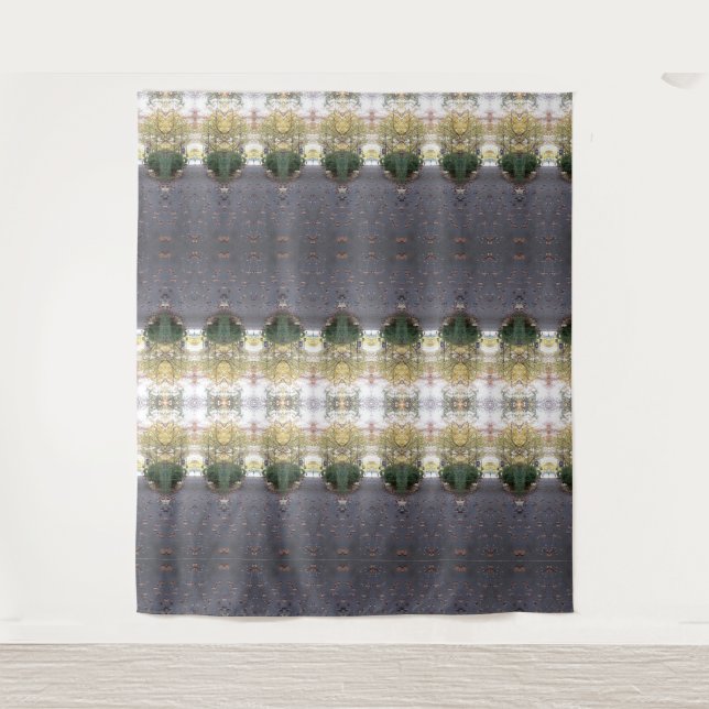 BC Fall Trees Ikat 8 Tapestry (Front)