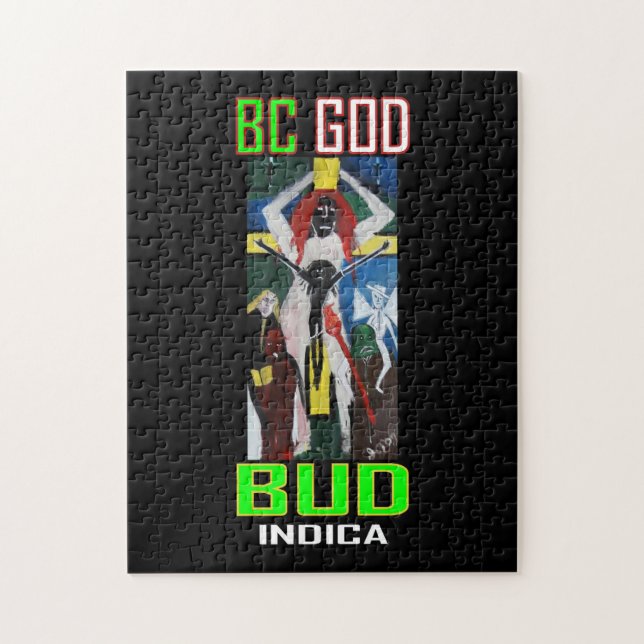 BC GOD BUD INDICA JIGSAW PUZZLE (Vertical)