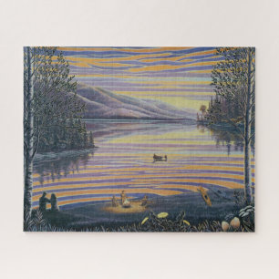 BC Landscape Painting Puzzle Rock'n the Ridge 2025