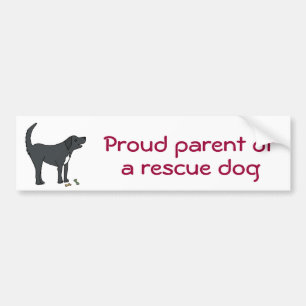BC- Proud parent of a rescue dog sticker
