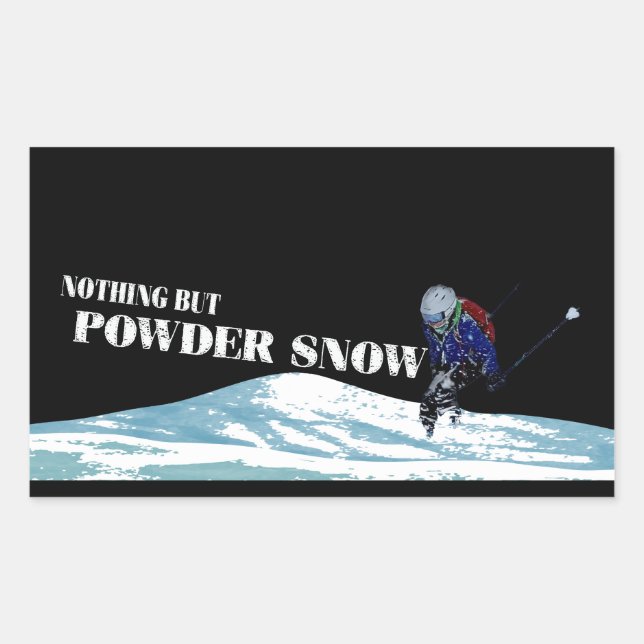 BC Rider Rectangular Sticker (Front)