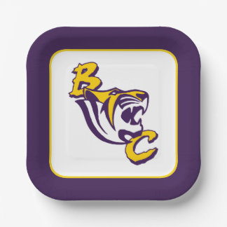 BC Tiger Paper Plate