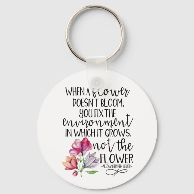 BCBA gift, behaviour analyst, aba gift, RBT, ABA Key Ring (Front)