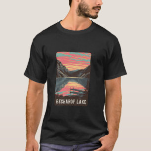 Bcharof Lake Majestic Tranquillity Surrounding Ser T-Shirt