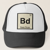 Bd - Bass Drum Music Chemistry Periodic Table