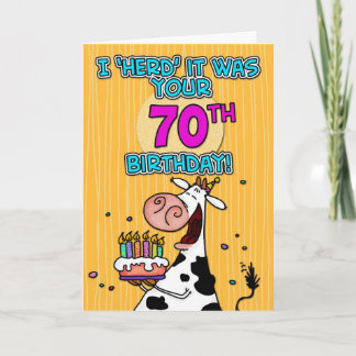 bd cow - 70 card