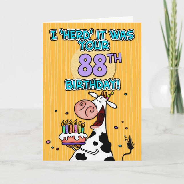 bd cow - 88 card (Front)