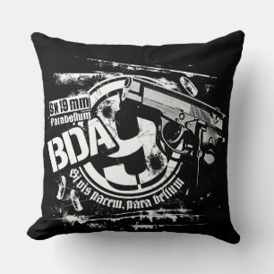 BDA 9 Throw Pillow Throw Pillow