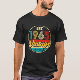 Bday 57 Year Old Vintage 1965 Limited Edition 57th T-Shirt