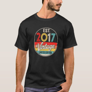 Bday 5 Year Old Vintage 2017 5th Birthday T-Shirt