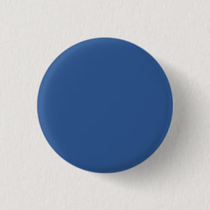 B'dazzled blue (solid colour) 3 Cm Round Badge