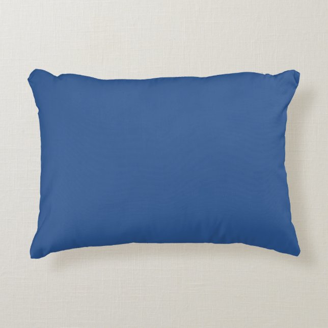  B'dazzled blue (solid colour)  Decorative Cushion (Front)