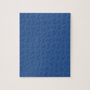 B'dazzled blue (solid colour) Jigsaw Puzzle