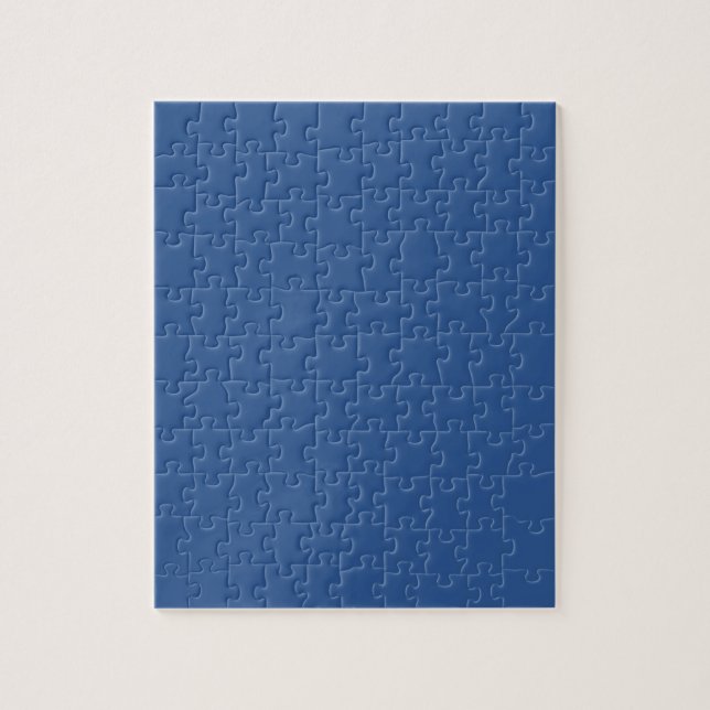  B'dazzled blue (solid colour)  Jigsaw Puzzle (Vertical)