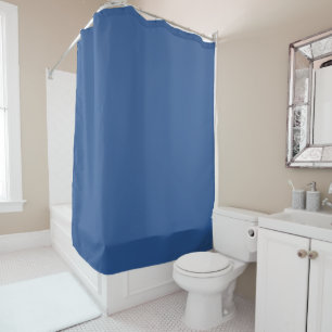 B'dazzled blue (solid colour) shower curtain