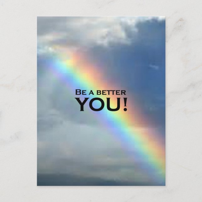 Be a Better YOU! Postcard (Front)