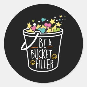 Be A Bucket Filler Guidance Counsellor Classic Round Sticker