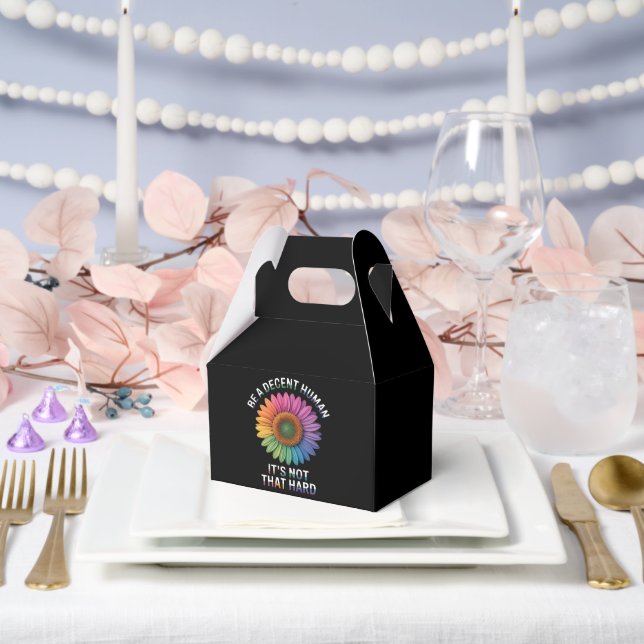  Be A Decent Human It's Not That Hard Favour Box (Wedding)