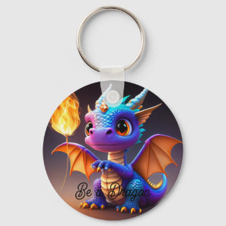 Be a dragon  key ring