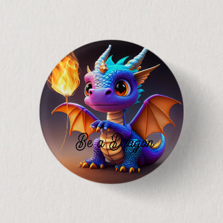 Be a dragon pin